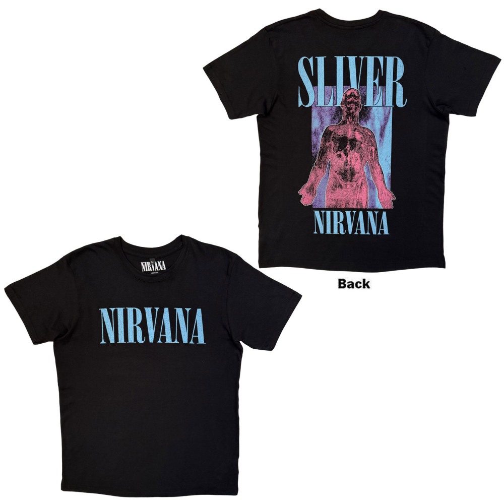 Nirvana - Silver Herren TShirt - Schwarz